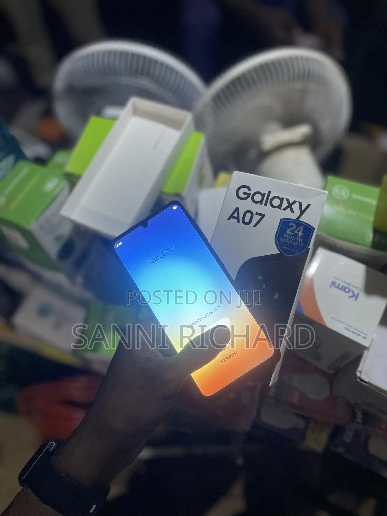 New Samsung Galaxy A07 128 GB Black