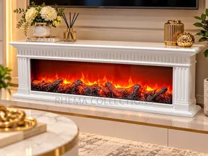 Luxury Electric Fireplace TV Stand – Modern Living Room Decor