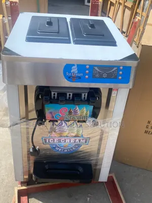 3-Nozzle Commercial Soft Serve Ice Cream Machine