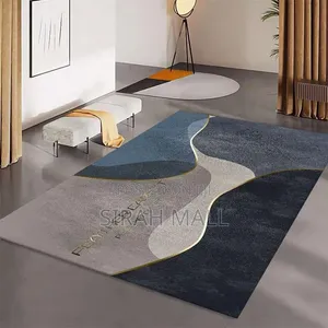 Modern Geometric Living Room Rug – 120 × 160 Cm Soft Area Carpet