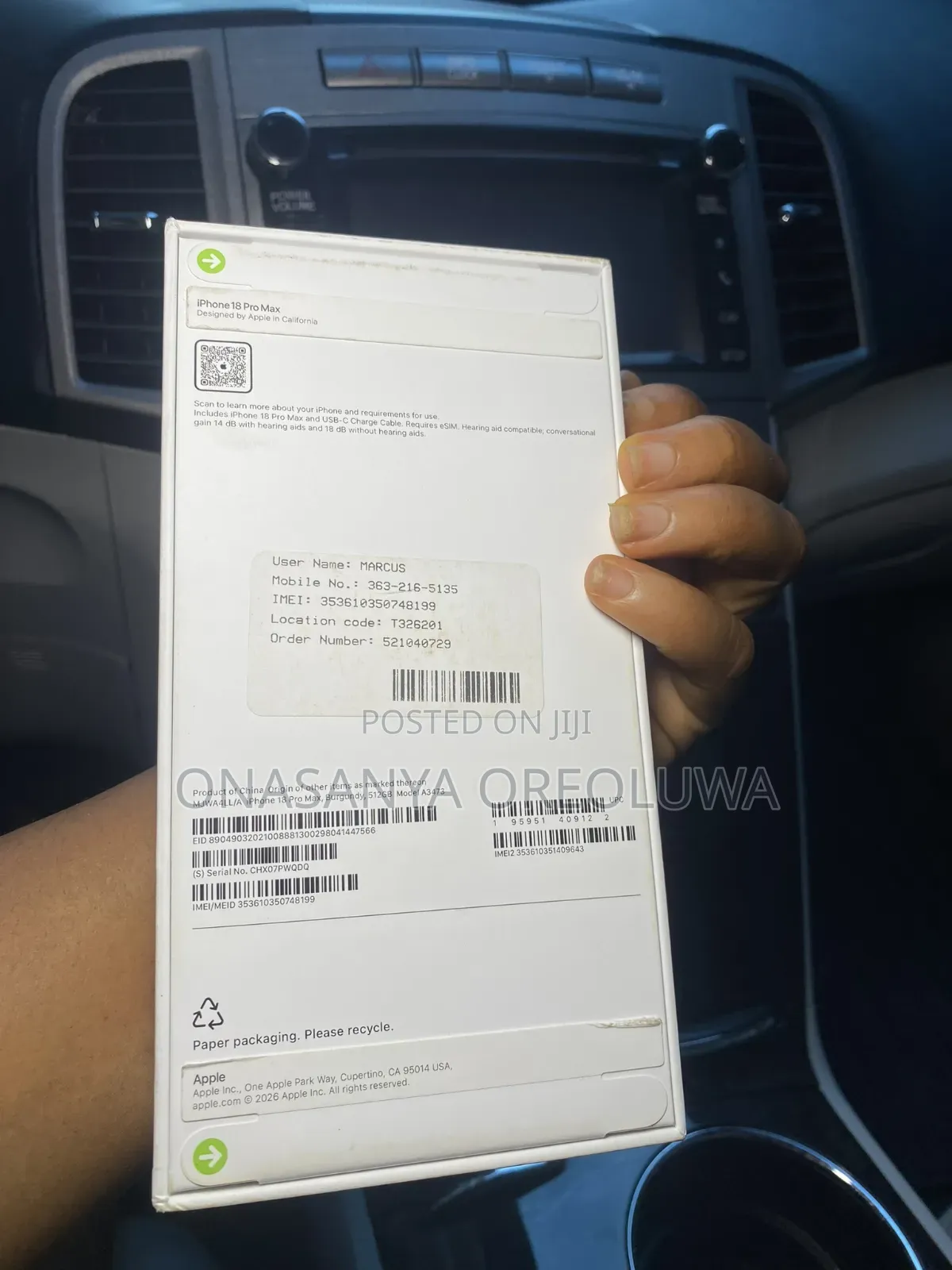 New Apple iPhone 18 Pro Max 512 GB
