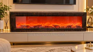 Luxury Electric Fireplace With Bluetooth Speaker