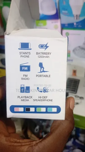 Portable Affordable Solar Bluetooth Speaker