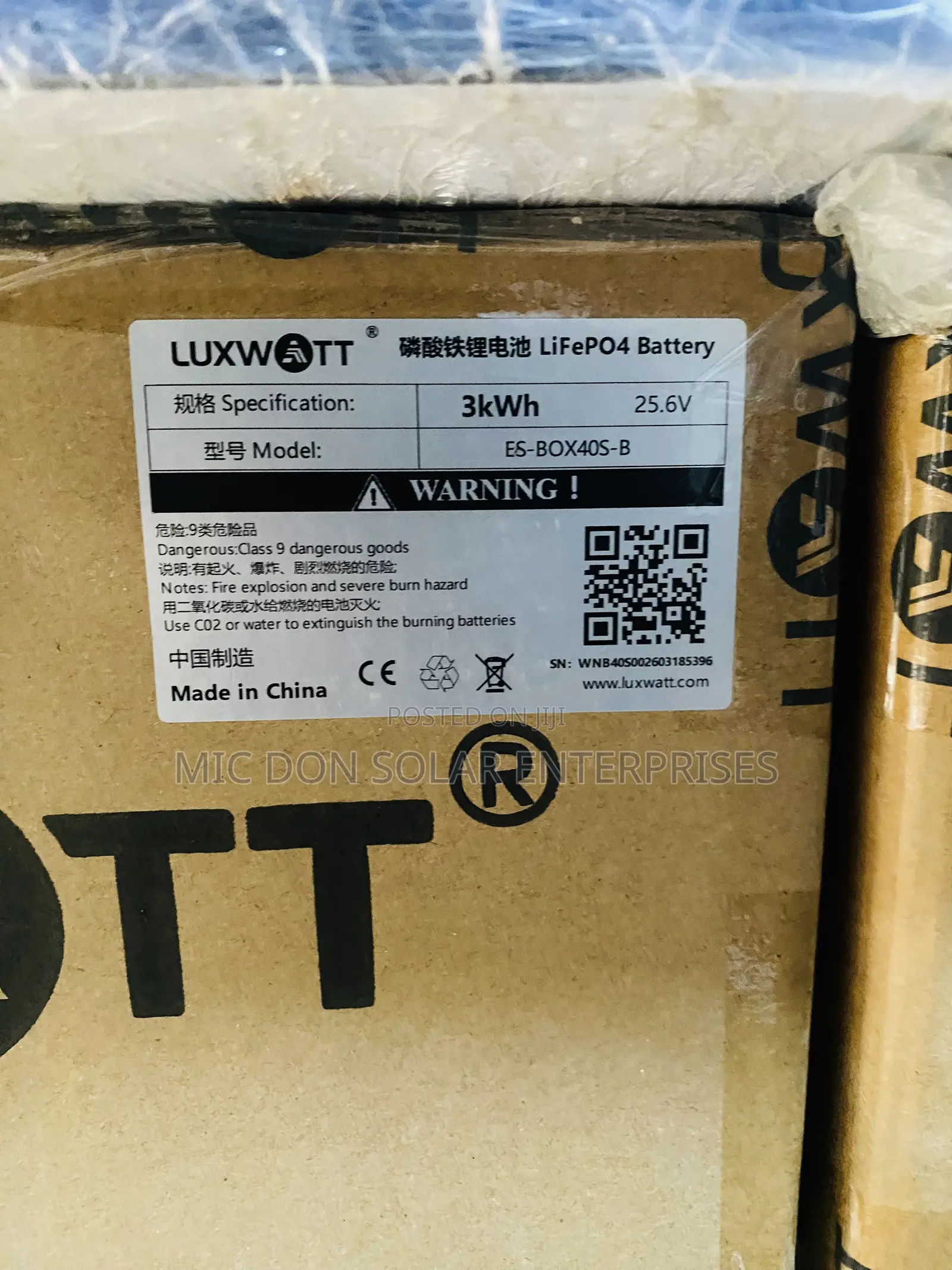Luxwatt 3kwh Battery