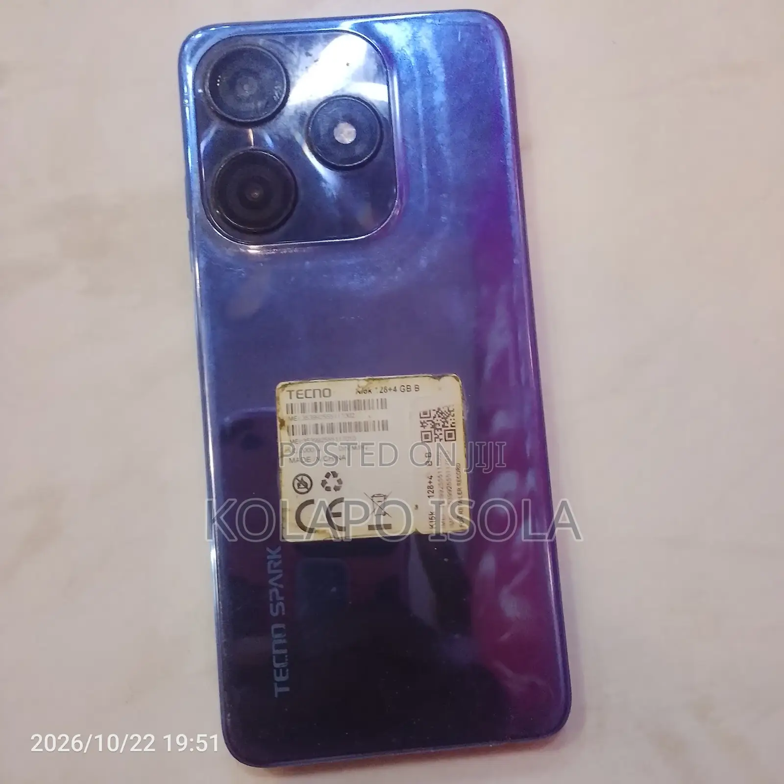 Tecno Spark 10C 128 GB Blue