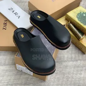 Zara Luxury Leather Mules