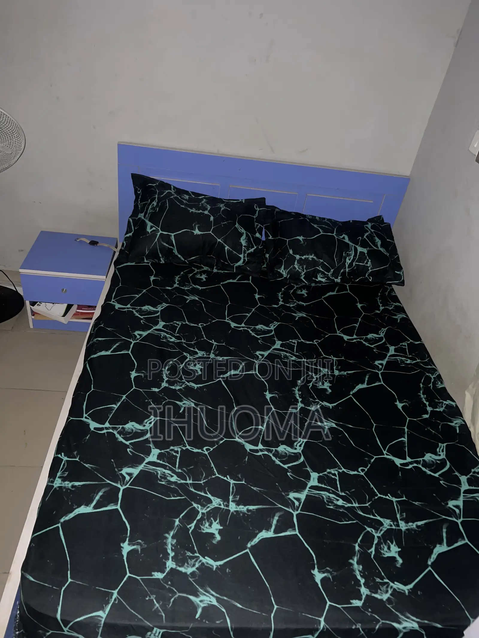 4x6 Bed Frame With Side Drawer Only (No Mattress)