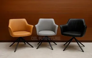 Luxury Leather Swivel Waiting Room forOffice & Home/Accent Armchair