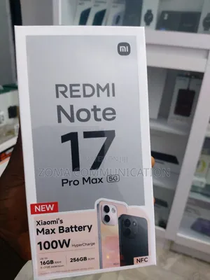 New Xiaomi Redmi Note 17 Pro Max 256 GB Black