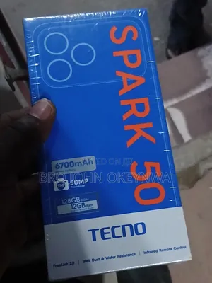 New Tecno Spark 50 128 GB Black
