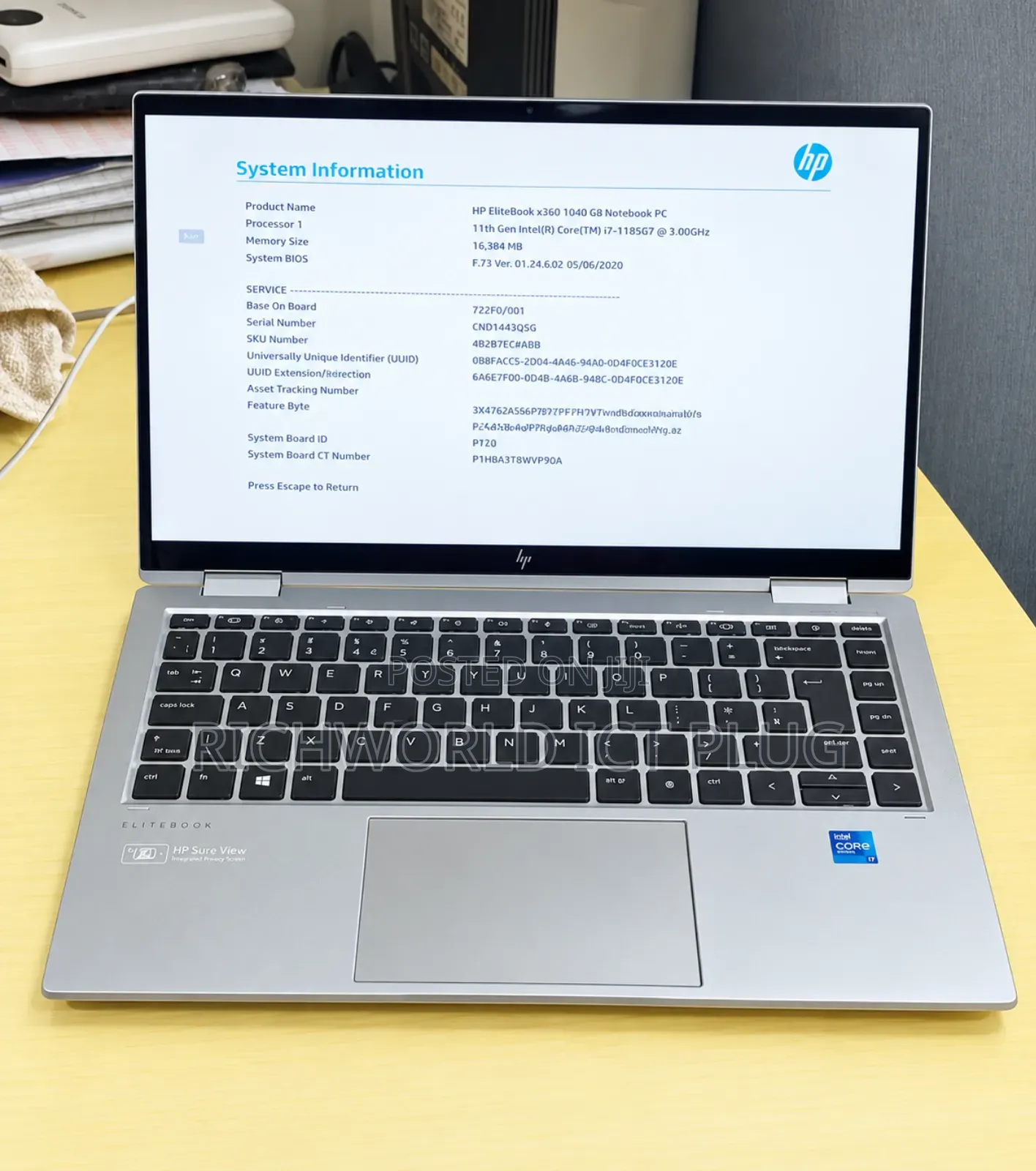 Laptop HP EliteBook 840 G8 16GB Intel Core i7 SSD 512GB