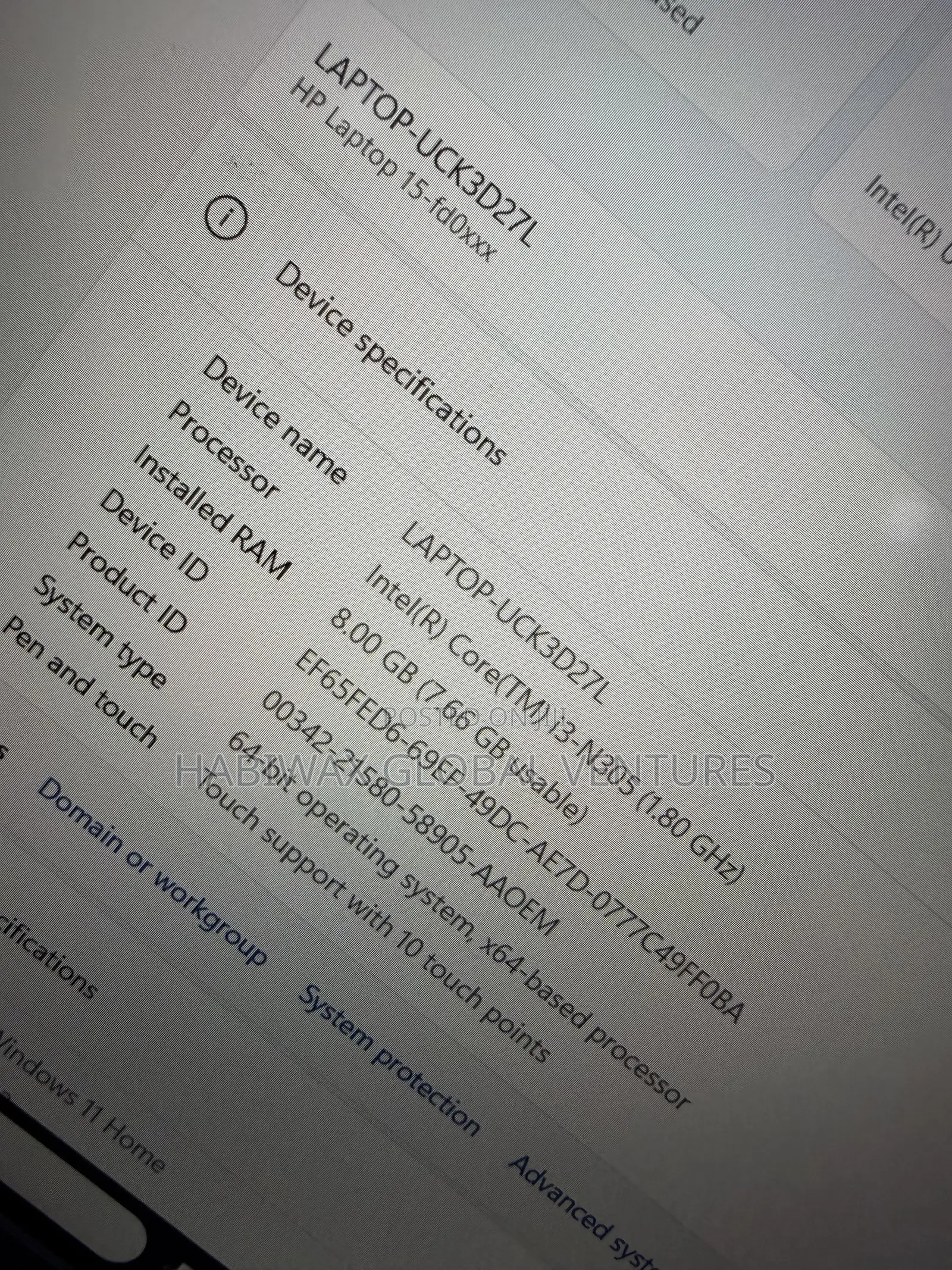 Laptop HP 15 8GB Intel Core i3 SSD 256GB