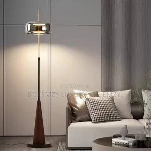 Led Modern Glass Top Floor Lamp.