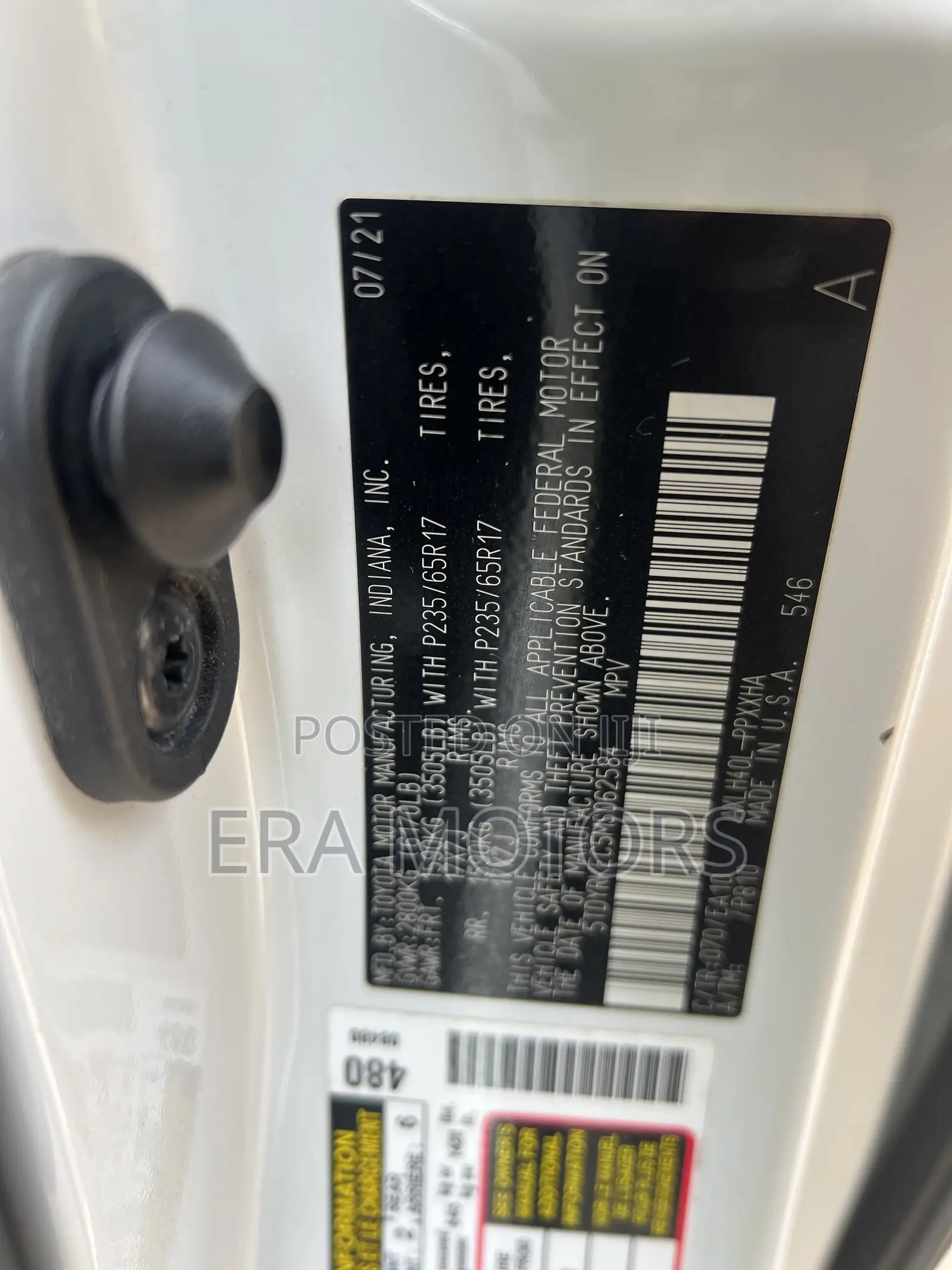 Toyota Sienna 2022 White