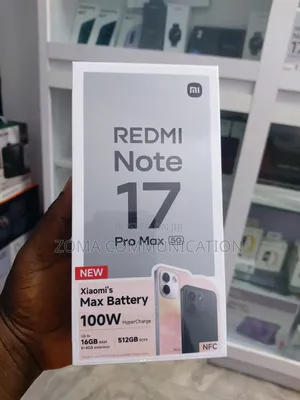 New Xiaomi Redmi Note 17 Pro Max 512 GB Black