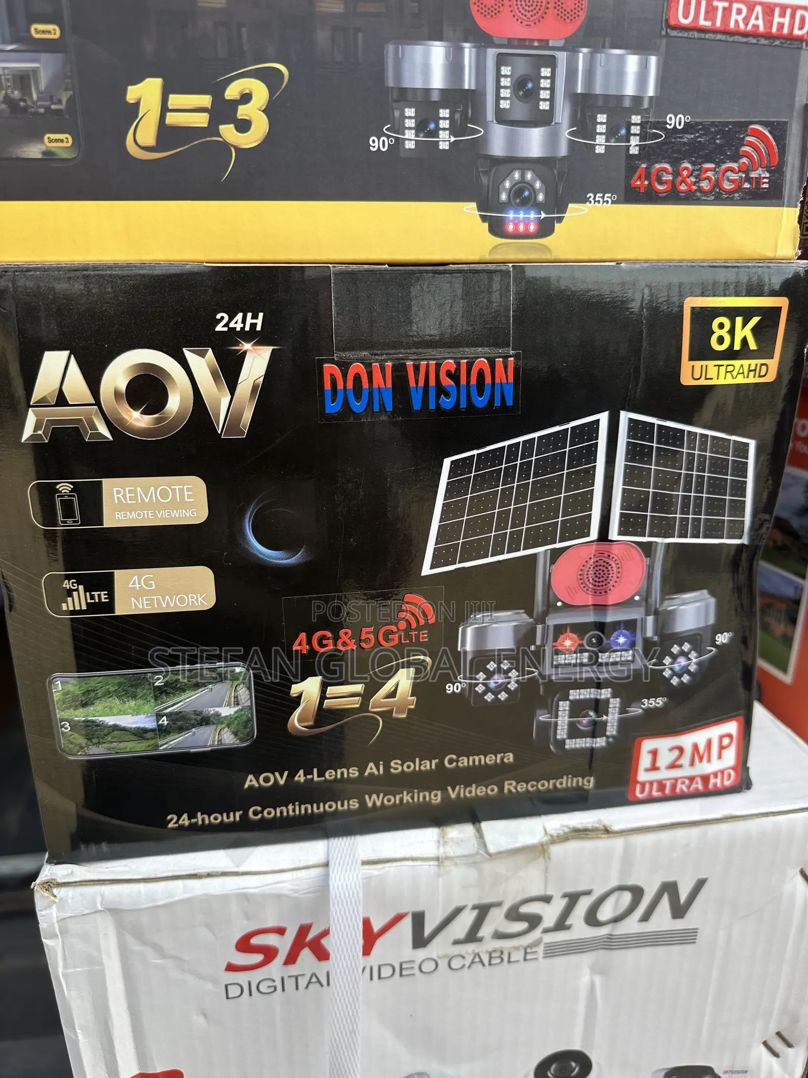 4 Lense Aov Solar Camera