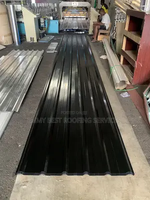 Black 0.55mm Aluminium Roofing Sheet - Longspan
