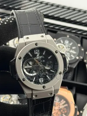 Hublot Patterned Leather Wristwatches