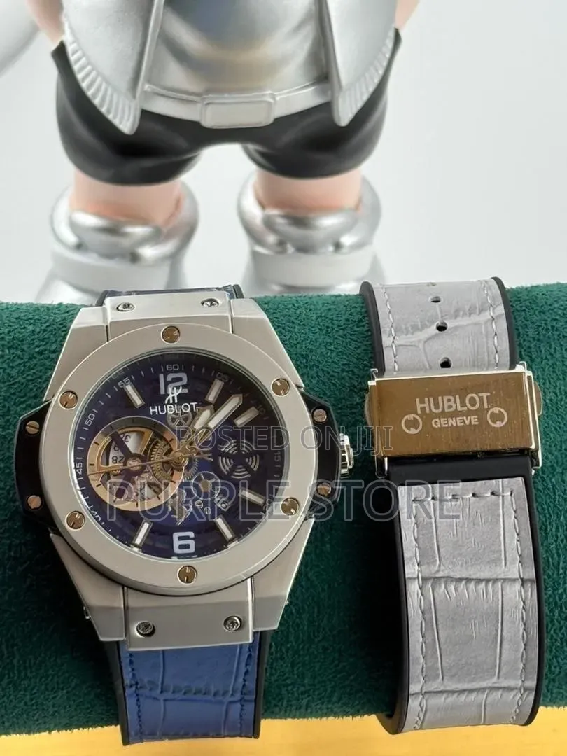 Hublot Patterned Leather Wristwatches