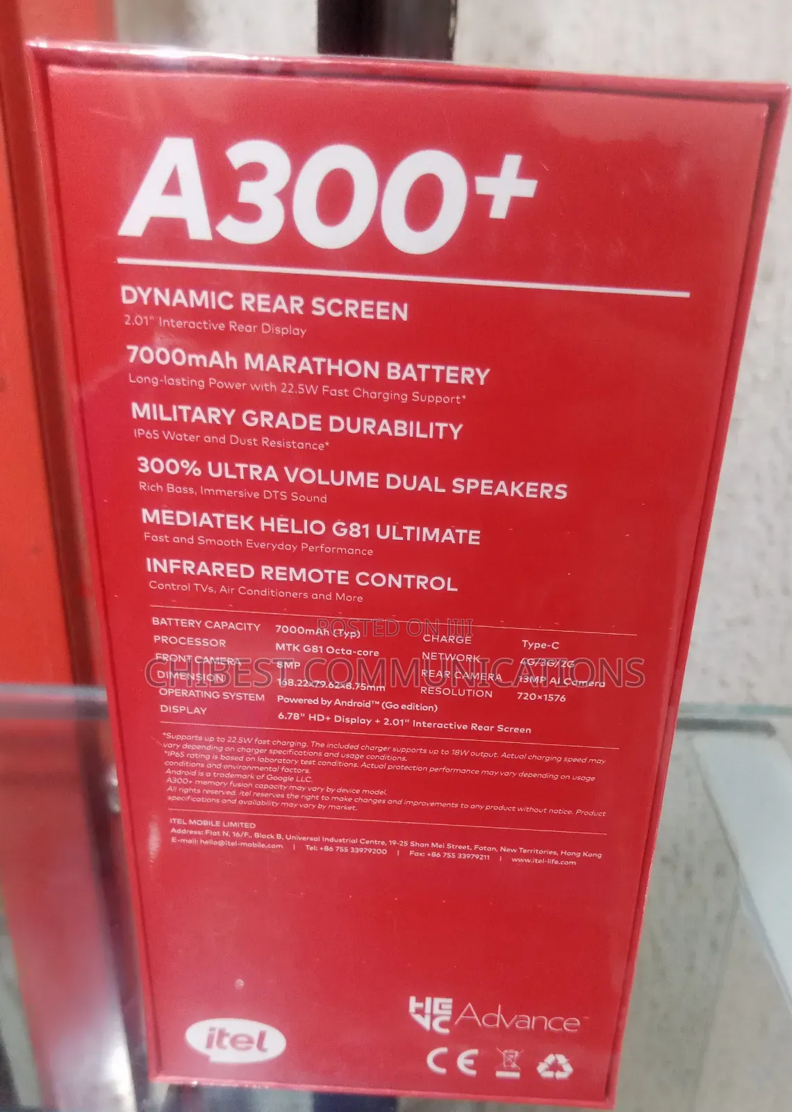 New Itel A300+ 64 GB