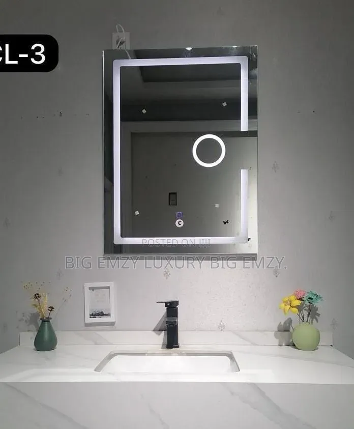 LED Illuminated Bathroom Mirror or Smart Vanity Mirror.