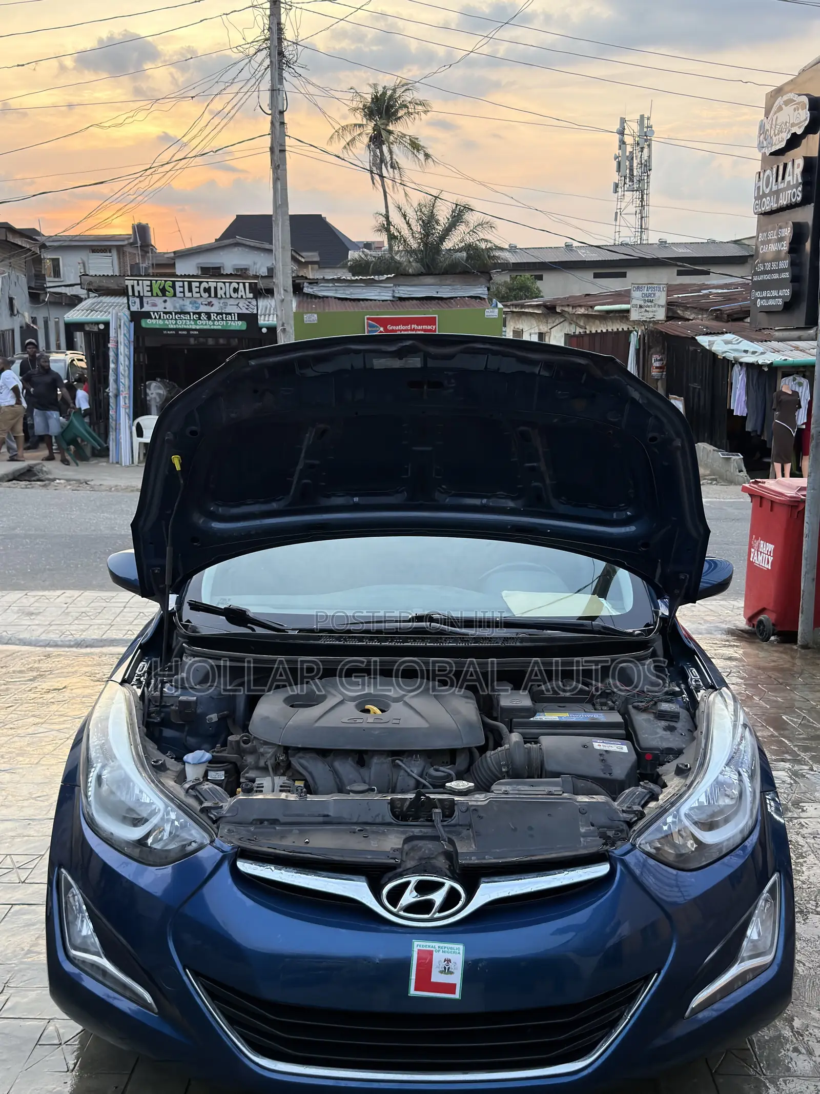 Hyundai Elantra 2015 Blue