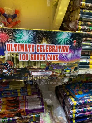 Ultimate Celebration Fireworks (100 Shot Cake Box) 