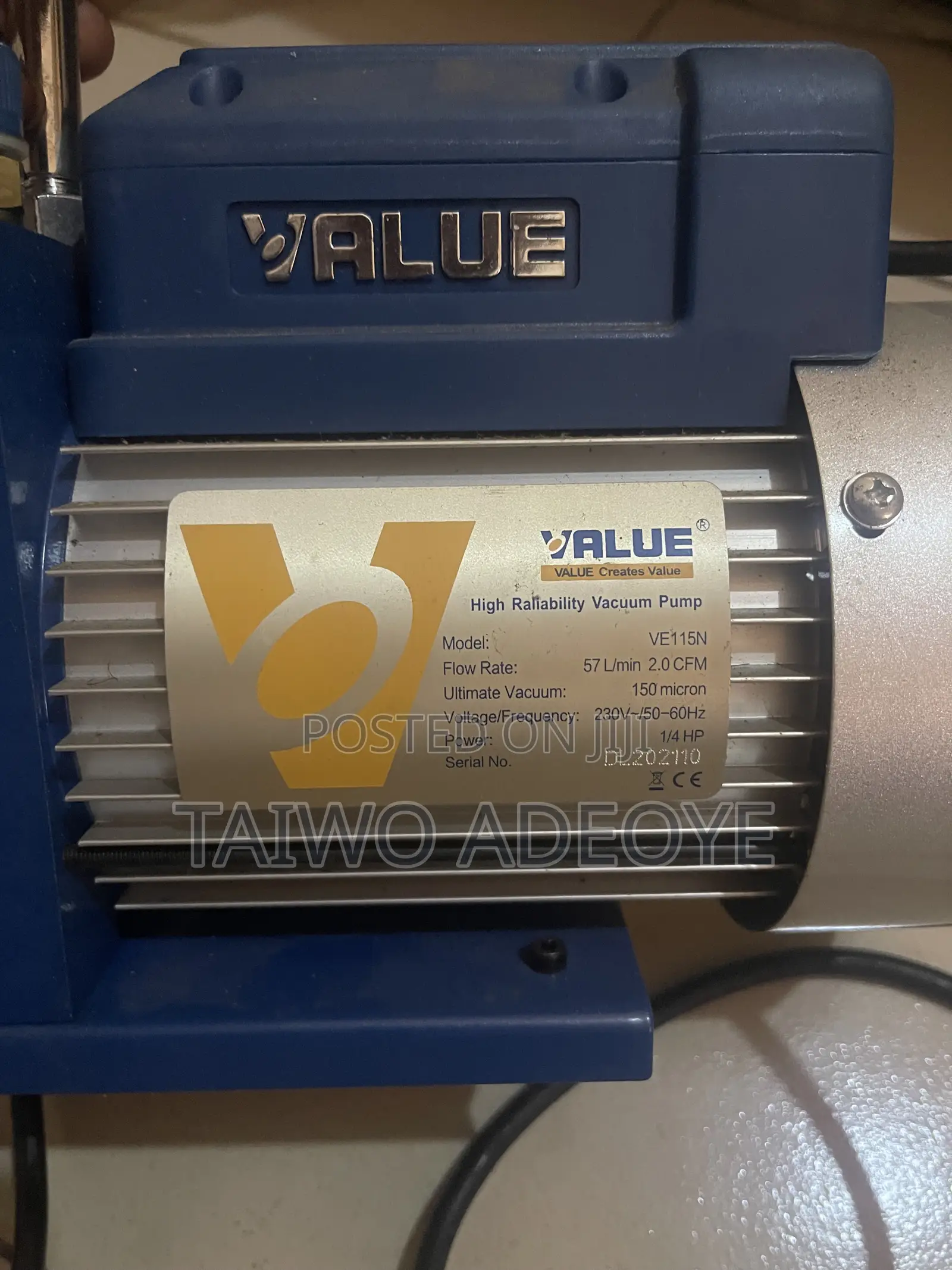Value Vacuum Pump
