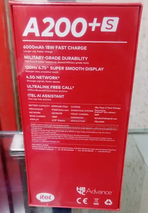 New Itel A200+ 64 GB