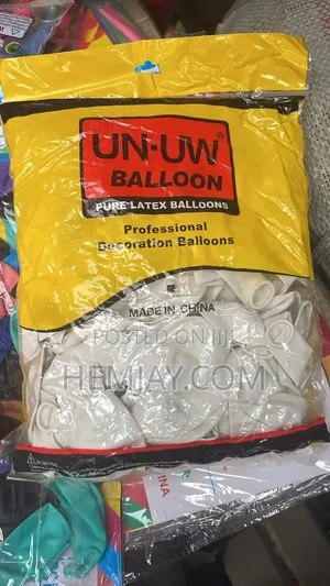 2 in 1 Unique Pure Latex Balloon (Pink&white)
