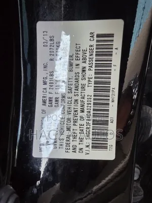 Honda Accord 2013 Black