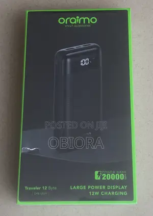 Oraimo Traveler 12 Byte Power Bank 20000mAh