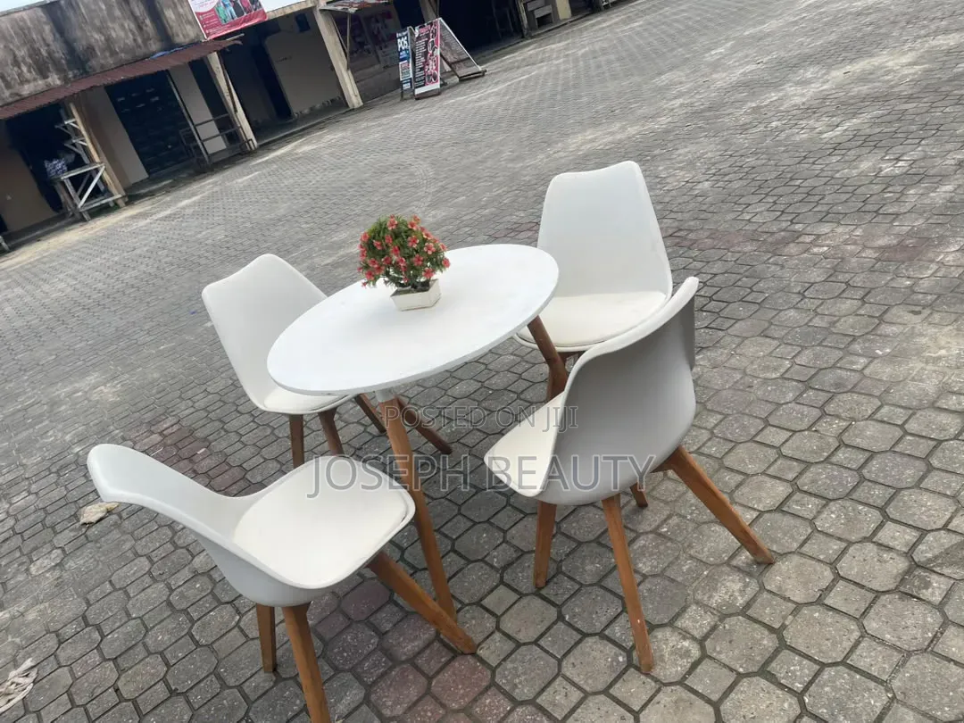White Dining Table With 4 Chairs