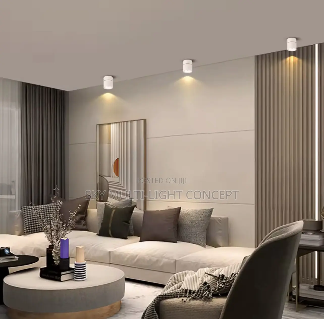 LED Downlights 3 Color Foldable Spotlight
