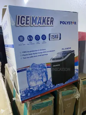 Polystar Ice Maker 15KG for Kitchen and Bar