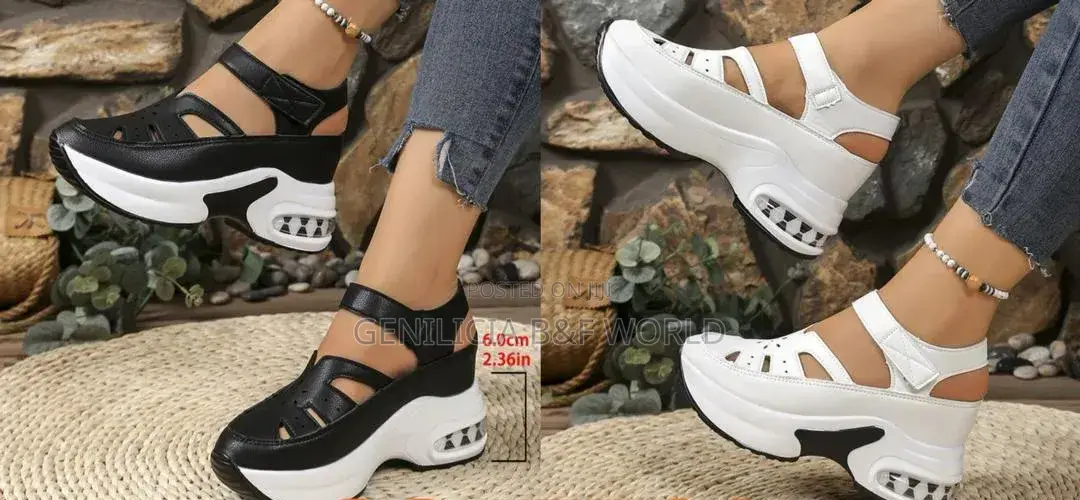 Stylish & Comfortable Women’s Chunky Wedge Platform Sandals