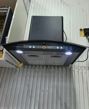 Original Polystar 60X60cm Curved Voice Command Control Heat Extractor