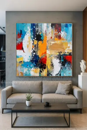 Abstract Modern Canvas Artwork – A Touch of Luxury and Elegance