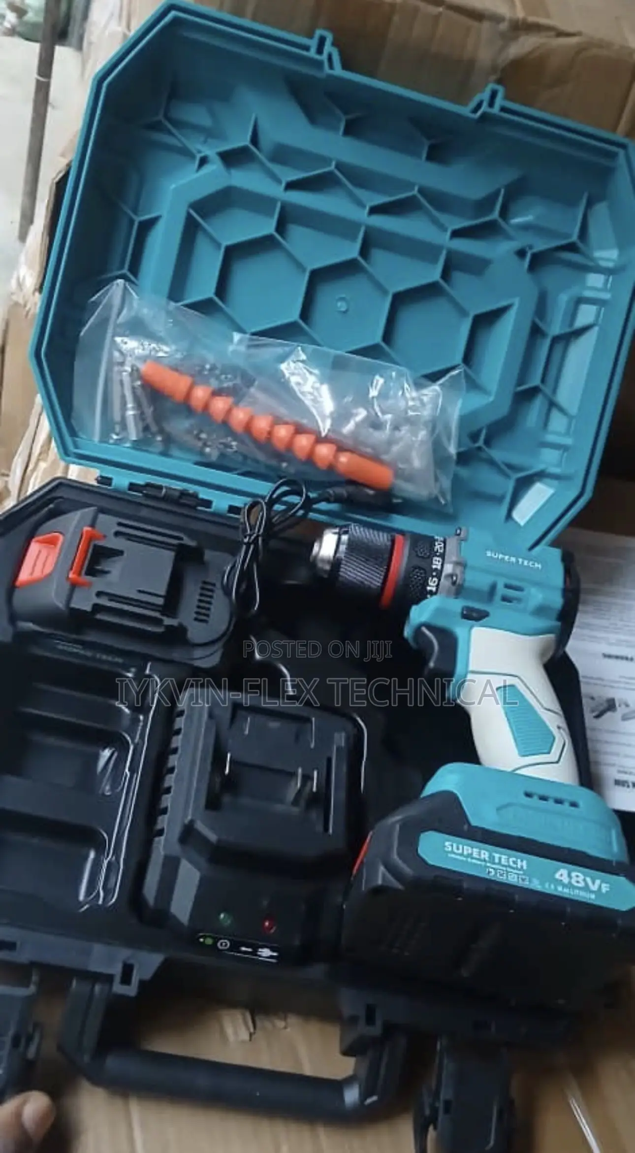 Super Tech Brushless Cordless Drill 48v