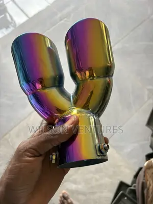 High Quality Latest Design Rainbow Color Double Head Silencer
