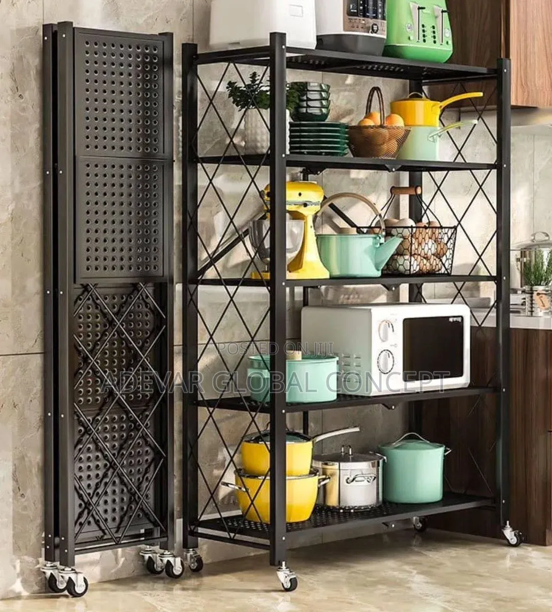 5 Tiers Folding Multifunction Storage Rack