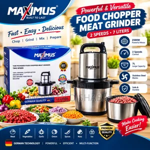 Maximus Food Chopper & Meat Grinder 7L 2500W