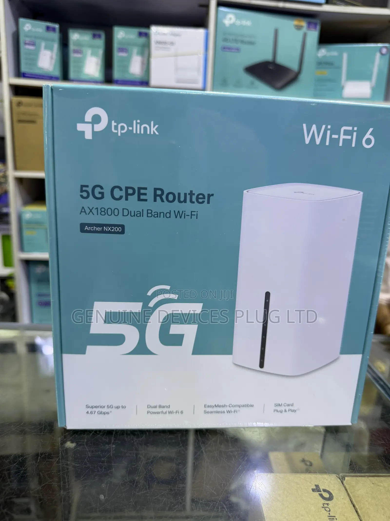 TP-Link AX1800 5G CPE Router Dual Band NX200