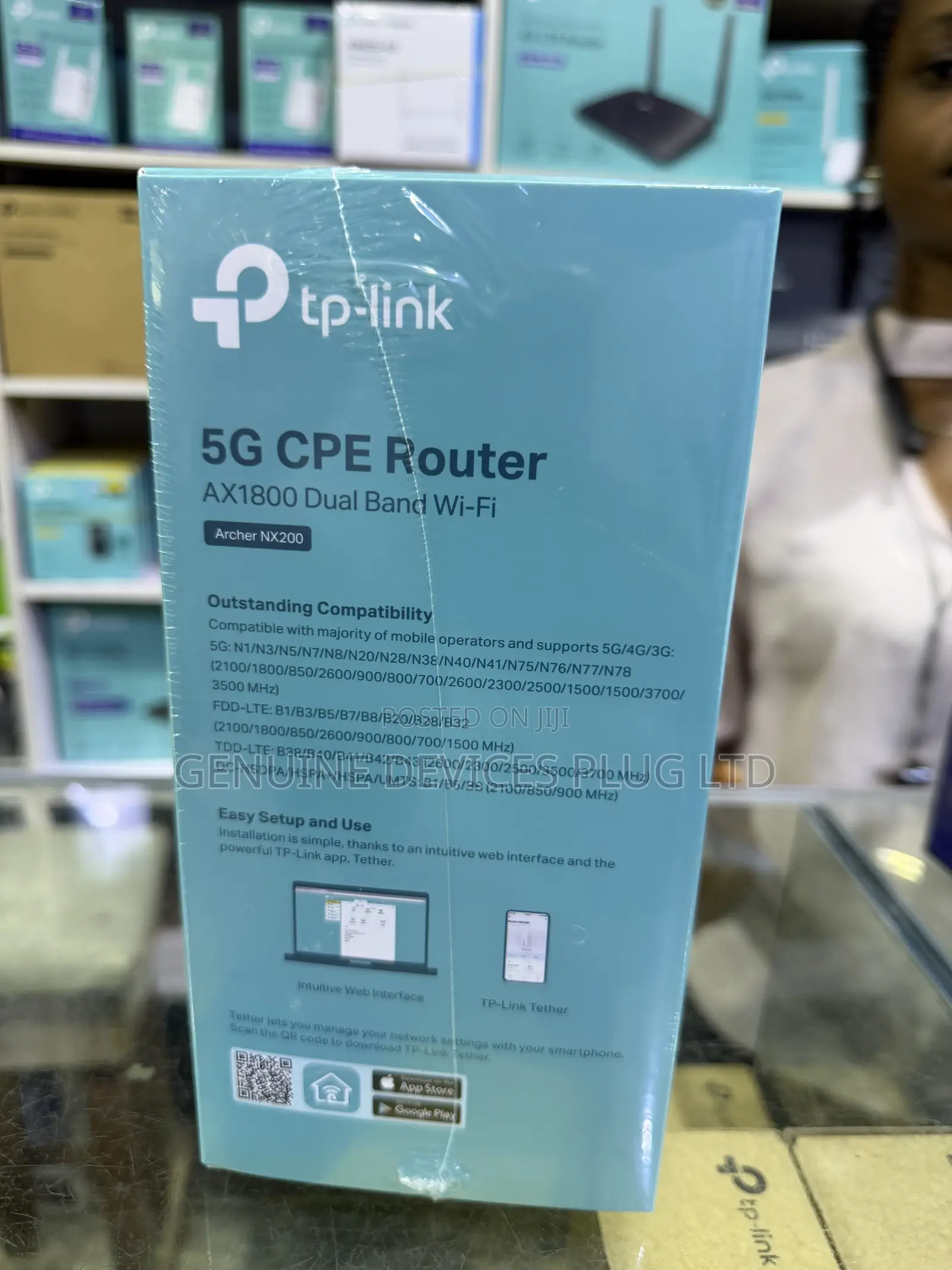 TP-Link AX1800 5G CPE Router Dual Band NX200