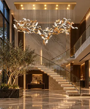 Luxury Artistic Bird-Inspired Crystal Chandelier