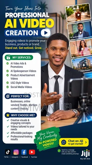 AI Video Creation, Business Ads & Product Promotion
