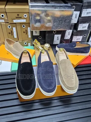Tod's Suede Espadrille Loafer in Black / Navy / Khaki
