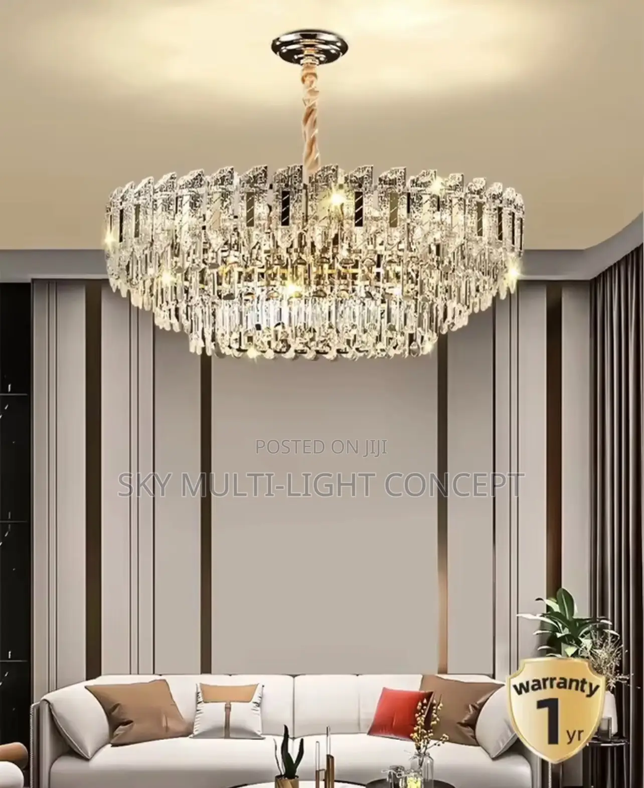 Postmodern Designer Luxury Crystal Chandelier