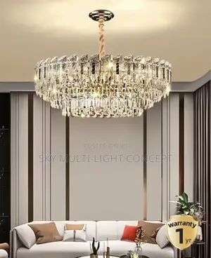 Postmodern Designer Luxury Crystal Chandelier