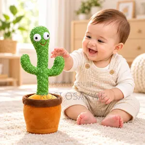 Rechargeable Dancing Talking Cactus Toy With Music & Lights